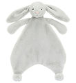 Jellycat Nusseklud - 27x20 cm - Bashful Bunny - Silver 