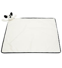 Jellycat Nussetæppe - 56x70 cm - Bashful Black & Cream Puppy