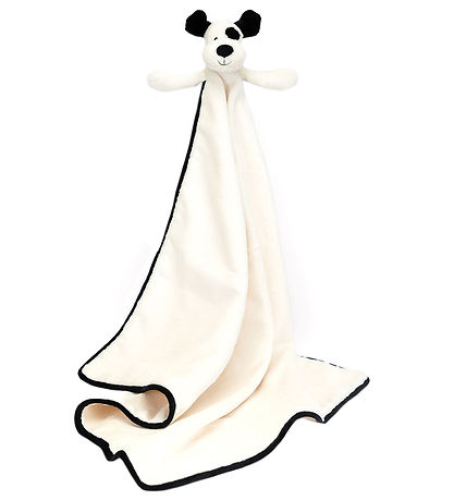 Jellycat Nussetæppe - 56x70 cm - Bashful Black & Cream Puppy