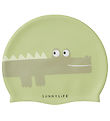 SunnyLife Badehætte - Cookie the Croc - Light Khaki