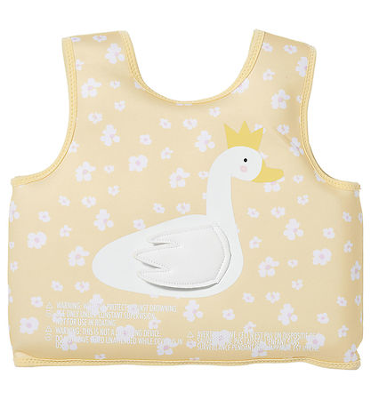 SunnyLife Svømmevest - Princess Swan - 3-6 År - Buttercup