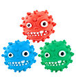 Keycraft Legetøj - Squishy Monster - Assorteret - Rød/Blå/Grøn