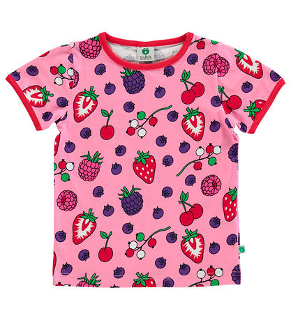 Småfolk T-shirt - Sea Pink m. Bær