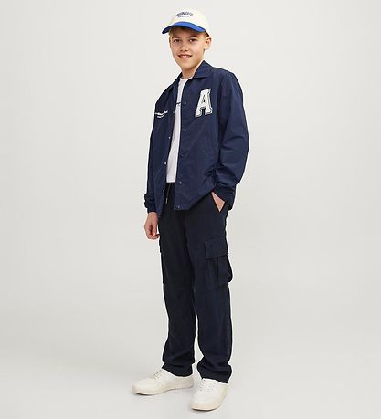 Jack & Jones Jakke - JorCollege - Navy Blazer m. Hvid
