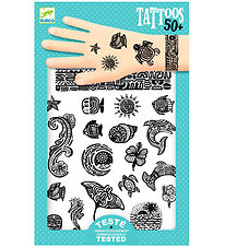 Djeco Tatoveringer - Polynesia - 50+ Tatoveringer