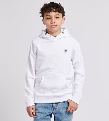 Lee Hættetrøje - Workwear - Bright White