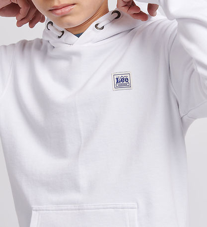 Lee Hættetrøje - Workwear - Bright White