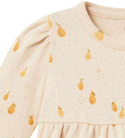 Name It Kjole - NbfFepera - Whisper Pink m. Hulmønster