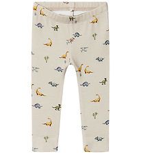 Name It Leggings - NbmFaurus - Nacreous Cloud m. Dinosaurer