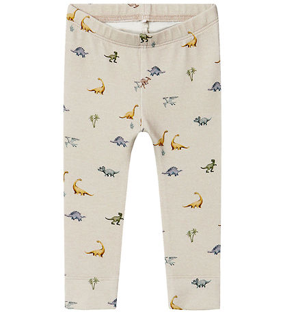 Name It Leggings - NbmFaurus - Nacreous Cloud w. Dinosaurs