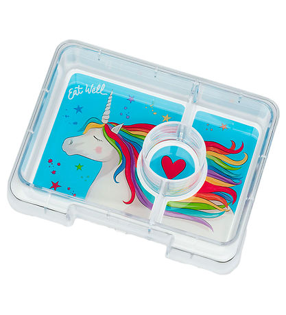 Yumbox Madkasse m. 3 Rum - Bento Snack - Malibu Purple/Magical U