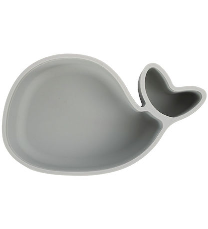 Filibabba Snackbox - Silikone - Hvalen Christian - Pearl Blue