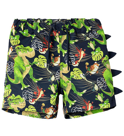 Name It Badeshorts - NmmMaz Gigantosaurus - Dark Sapphire