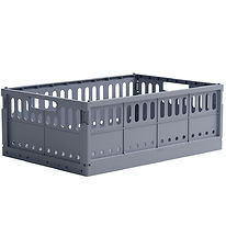 Made Crate Foldekasse - Maxi - 48x33x17,5 cm - Blue Grey