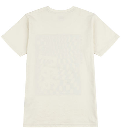 Lee T-Shirt - Checkerboard Graphic - White Asparagus