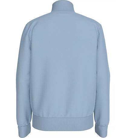 Calvin Klein Cardigan - Monogram Mini Badge - Faded Denim