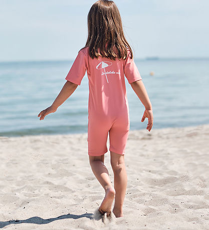 Petit Crabe Badeheldragt - Noe - UV50+ - Lemonade m. Parasol