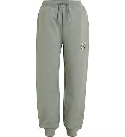 Calvin Klein Sweatpants - Monogram Logo - Meteor Green