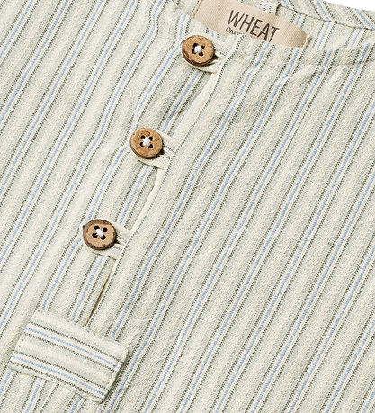 Wheat Sommerdragt - Niller - Aquablue Stripe