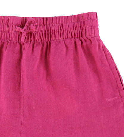 GANT Shorts - Hør - Relaxed - Bold Violet