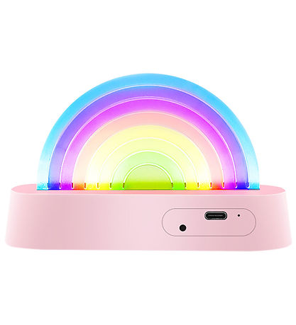 Lalarma Lampe - Dancing Rainbow - 18x11x4 cm - Rosa