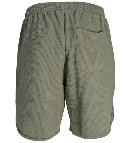 Jack & Jones Sweatshorts - JpstKarl - Agave Green m. Struktur