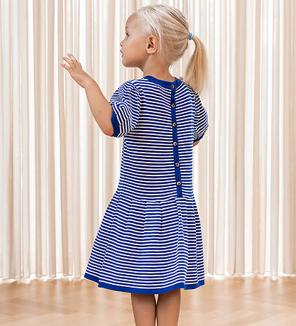 Fliink Kjole - Strik - Anchor - Mazerine Blue m. Striber