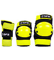 SFR Beskyttelsessæt - Youth Ramp Triple Pad Set - Sort/Lime