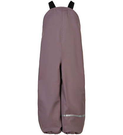 CeLaVi Regnbukser m. Seler/Fleece - Recycled PU - Moonscape