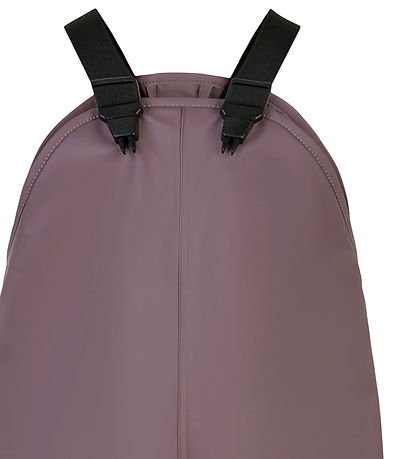 CeLaVi Regnbukser m. Seler/Fleece - Recycled PU - Moonscape