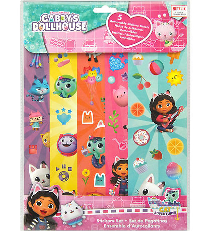 Gabby's Dollhouse Klistermærker - 5 Ark