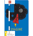 LEGO® Notesbog m. Gel Pen - Imagine