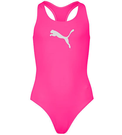 Puma Badedragt - Racerback - UV50+ - Fluo Pink