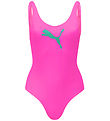 Puma Badedragt - UV50+ - Fluo Pink