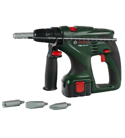 Bosch Mini Slagboremaskine m. Lys/Lyd- Legetøj - Mørkegrøn