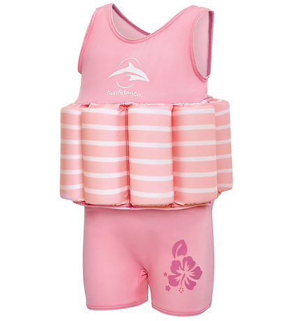 Konfidence Svømmedragt - UV40+ - Pink/Breton 