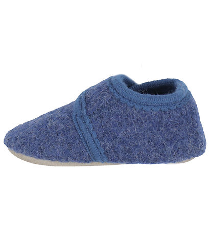 CeLaVi Hjemmesko - Uld - Blue Melange