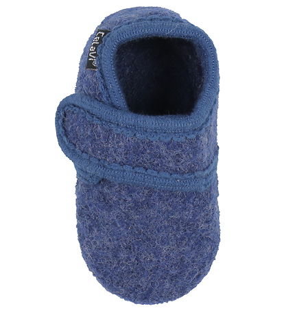 CeLaVi Hjemmesko - Uld - Blue Melange