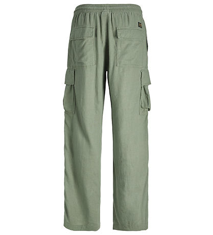 Jack & Jones Bukser - Hør - JpstBill - Cargo - Laurel Wreath