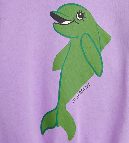 Mini Rodini Sweatshirt - Dolphin - Lilla