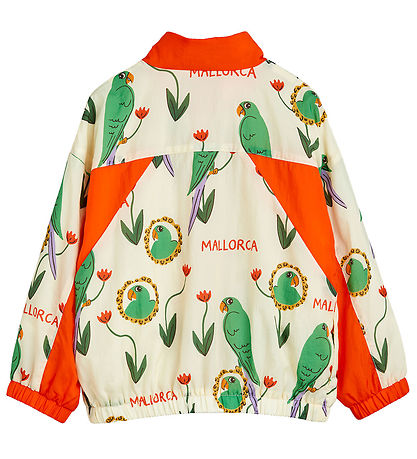 Mini Rodini Cardigan - Parrot - Aop Multi