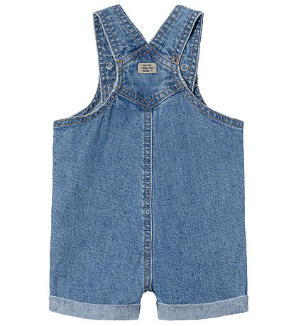 Name It Smækbukser - Hør/Bomuld - NbmLou - Medium Blue Denim