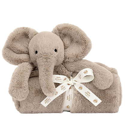Jellycat Tæppe - 70x56 cm - Smudge Elephant Blankie