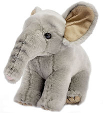 Living Nature Bamse - 15x9 cm - Siddende Elefant Unge - Grå