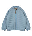 Mikk-Line Bomberjakke - Faded Denim m. Bille