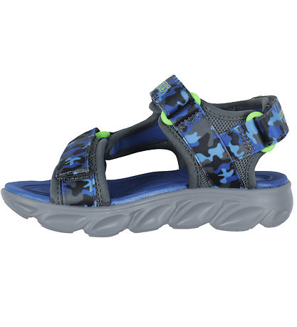 Skechers Sandaler m. Lys - Hypno-Splash - Blue Lime