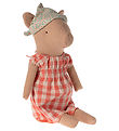 Maileg Bamse - Gris - Pige - 34 cm - Kjole