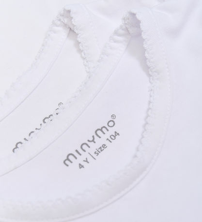 Minymo T-Shirt - 2-Pak - White