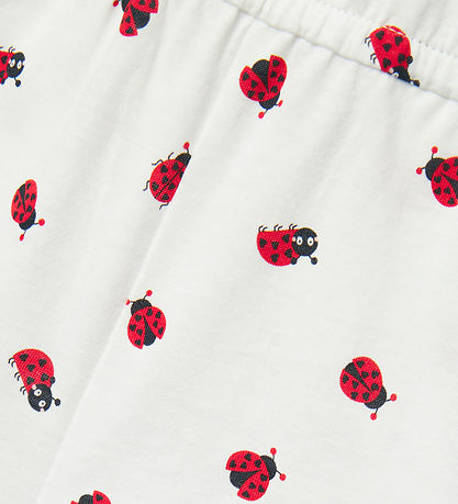 Name It Sommerdragt - NmfVigga - Bright White/Ladybugs