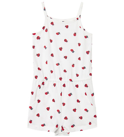 Name It Sommerdragt - NmfVigga - Bright White/Ladybugs